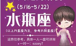 Ezoey徐佩玲水瓶座一周运势(5.16-5.22)