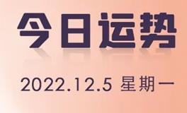 星座女神每日星座运势2022年12月5日