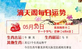 滴天居士2023年5月30日生肖运势